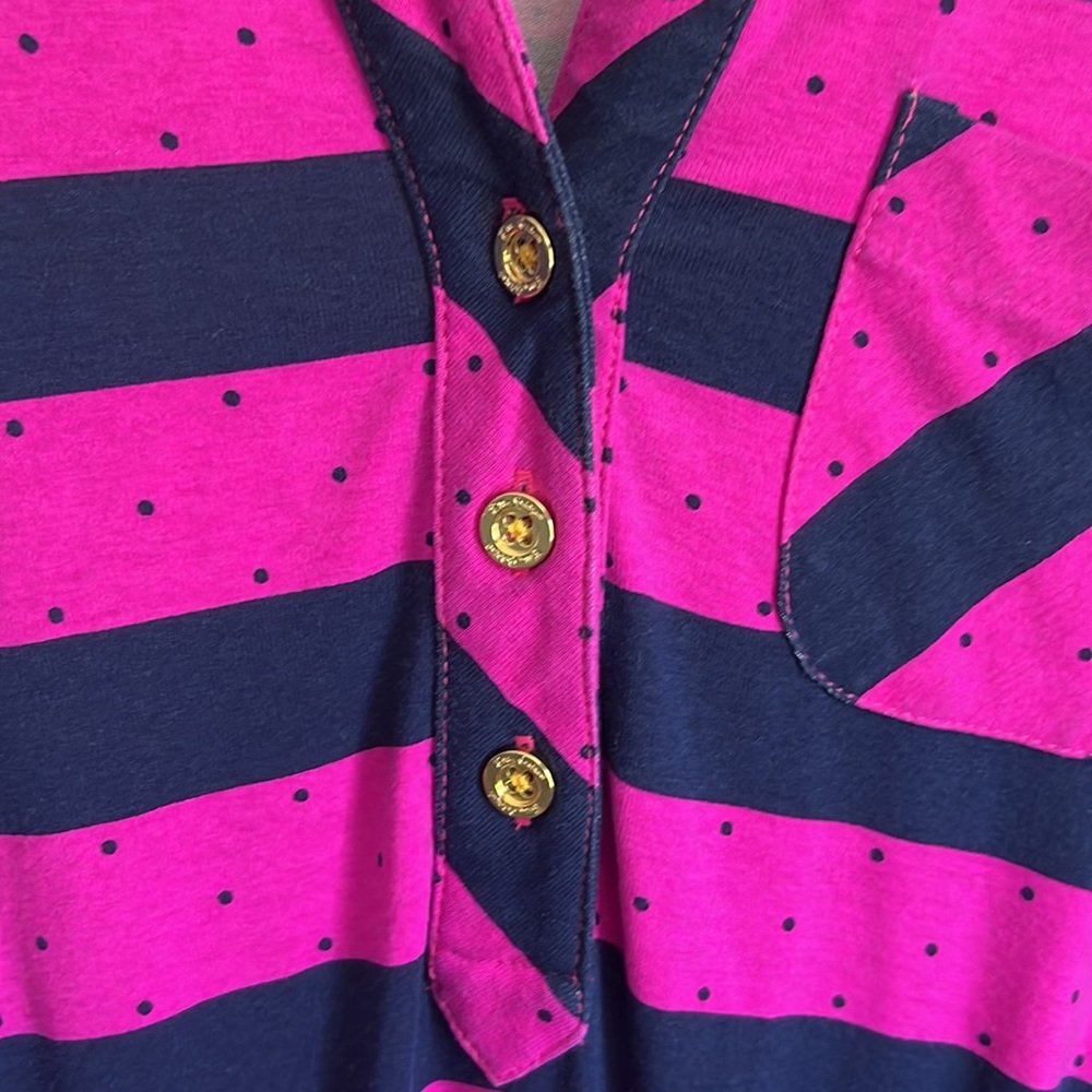 Lilly Pulitzer Pink & Blue Striped Beckett Dress - Picture 6 of 10